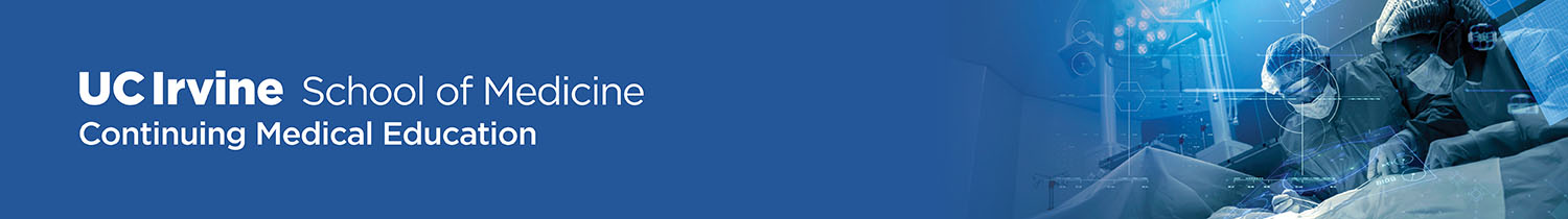 UC Irvine Department of Surgery Annual Research Symposium Banner